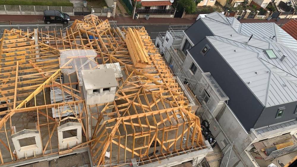 Charpente près de Vernon